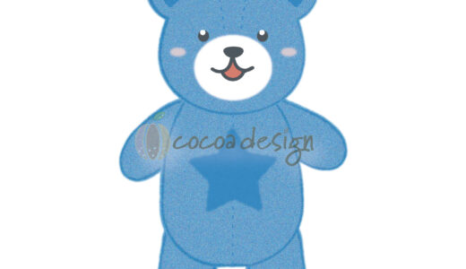 cocoadesign新キャラ『あおいくま』さんが誕生♪