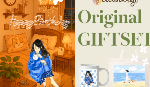 cocoadesignで大好評の世界で一つだけの手描きイラストギフトグッズ 実例3選